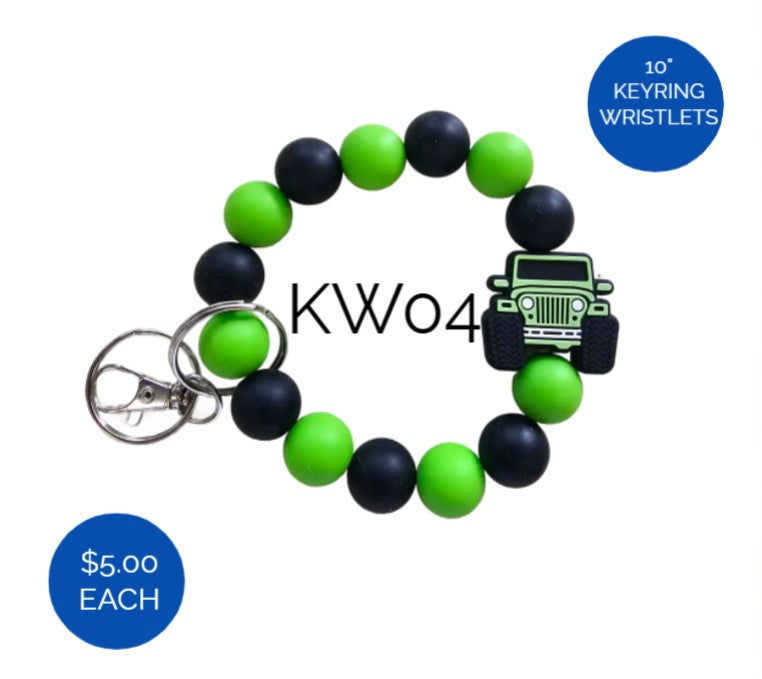 KEY RING WRISTLETS