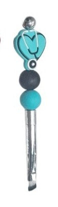 STETHESCOPE HEARTS MAKEUP BRUSH SET